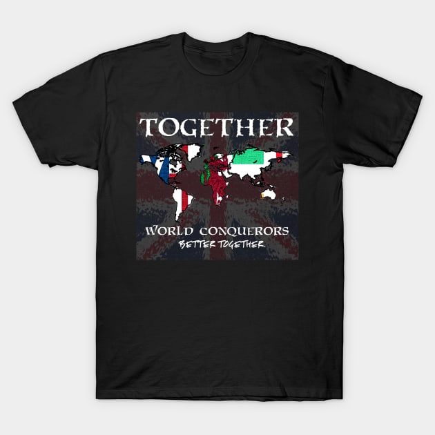 Together World Conquerors T-Shirt by Unmarked Clothes